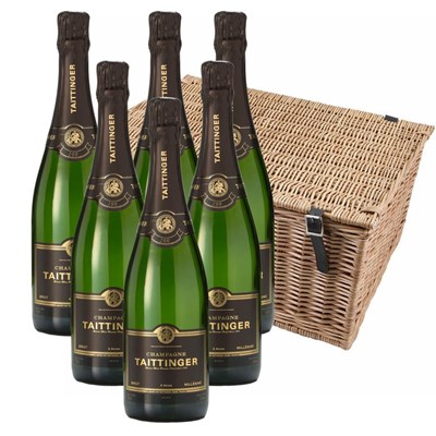 Taittinger Brut Vintage 2015 Champagne 75cl Case of 6 Hamper